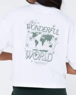 Camiseta Relajada Organica Del Mundo Maravilloso><noscript><img width=