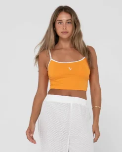 Camiseta Sin Mangas Corta En Contraste Charlie Retro>Rusty Flash Sale