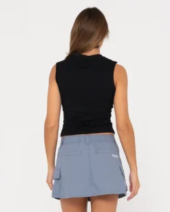 Camiseta Sin Mangas De Corte Slim Con Grafico Greetings><noscript><img width=