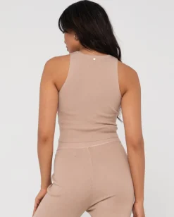 Camiseta Sin Mangas De Punto Amelia>Rusty Hot