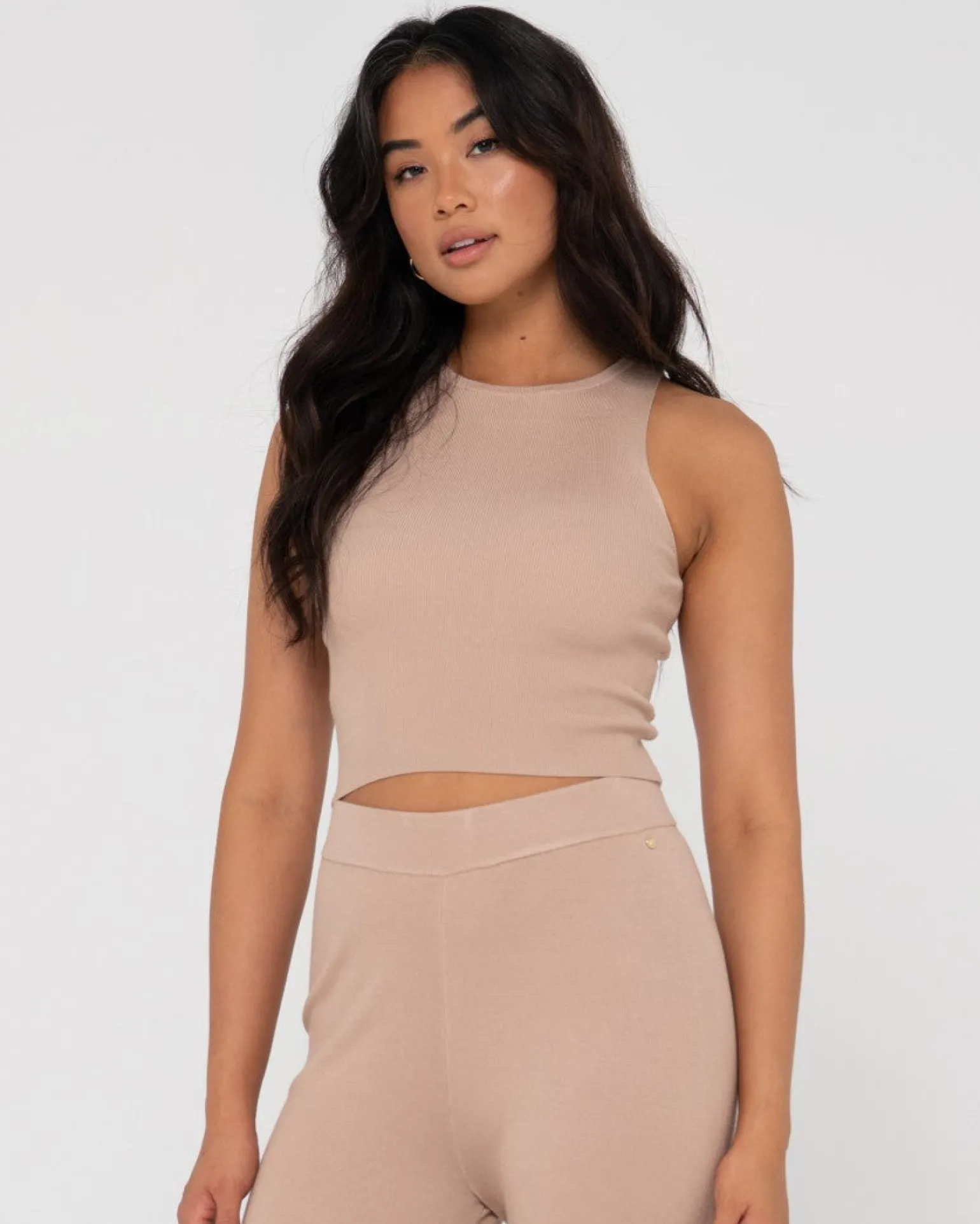 Camiseta Sin Mangas De Punto Amelia>Rusty Hot