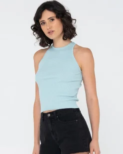 Camiseta Sin Mangas De Punto Acanalado Charis><noscript><img width=