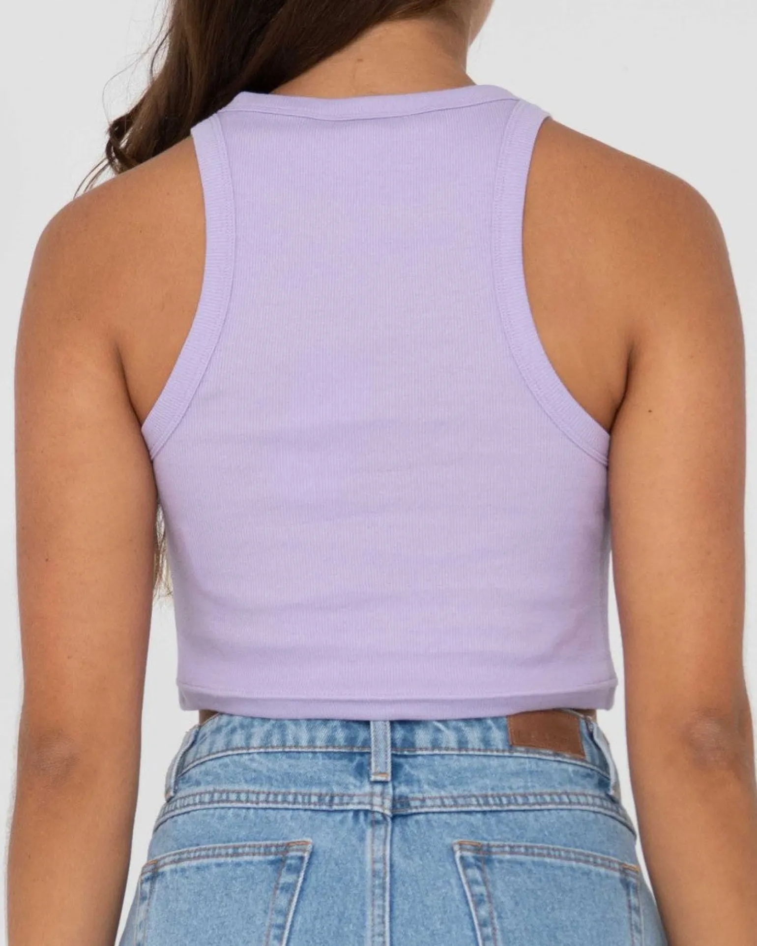 Camiseta Sin Mangas Racer En Blanco>Rusty Best