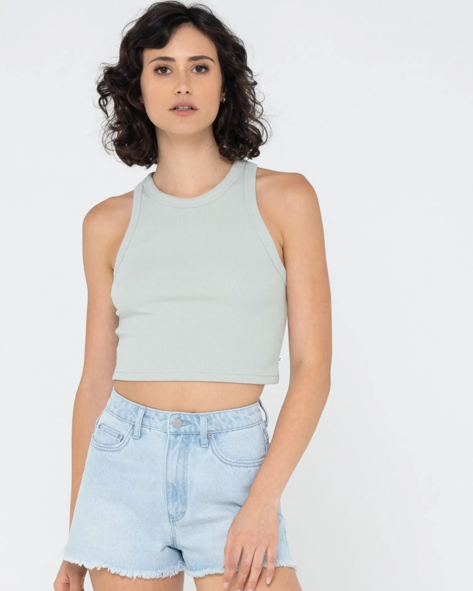 Camiseta Sin Mangas Racer En Blanco>Rusty Discount