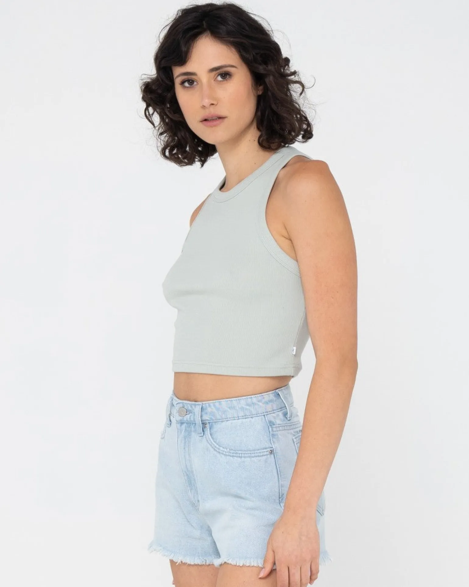 Camiseta Sin Mangas Racer En Blanco>Rusty Discount