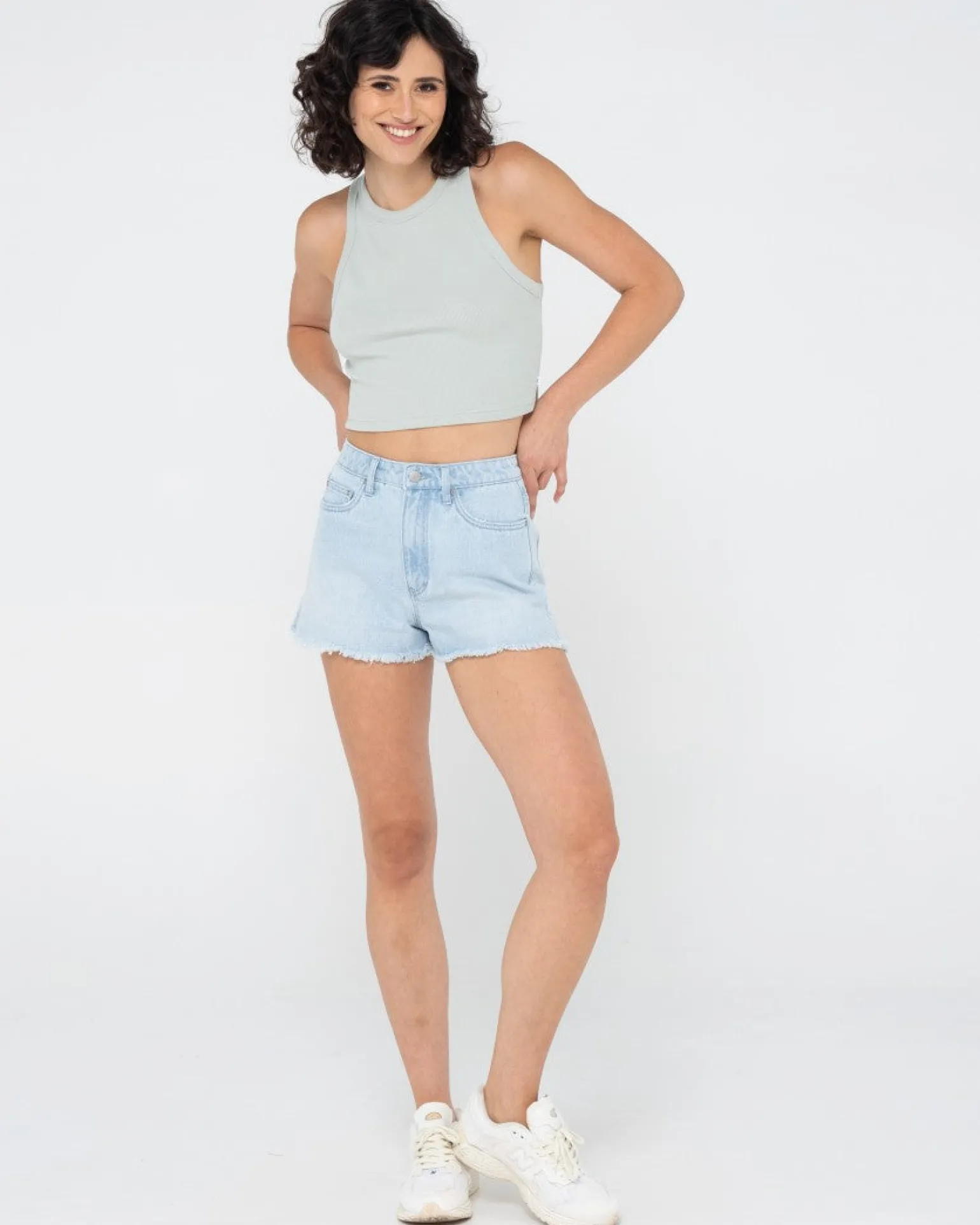 Camiseta Sin Mangas Racer En Blanco>Rusty Discount