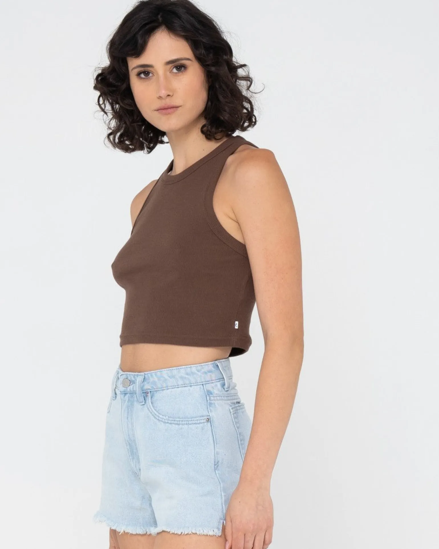Camiseta Sin Mangas Racer En Blanco>Rusty Online