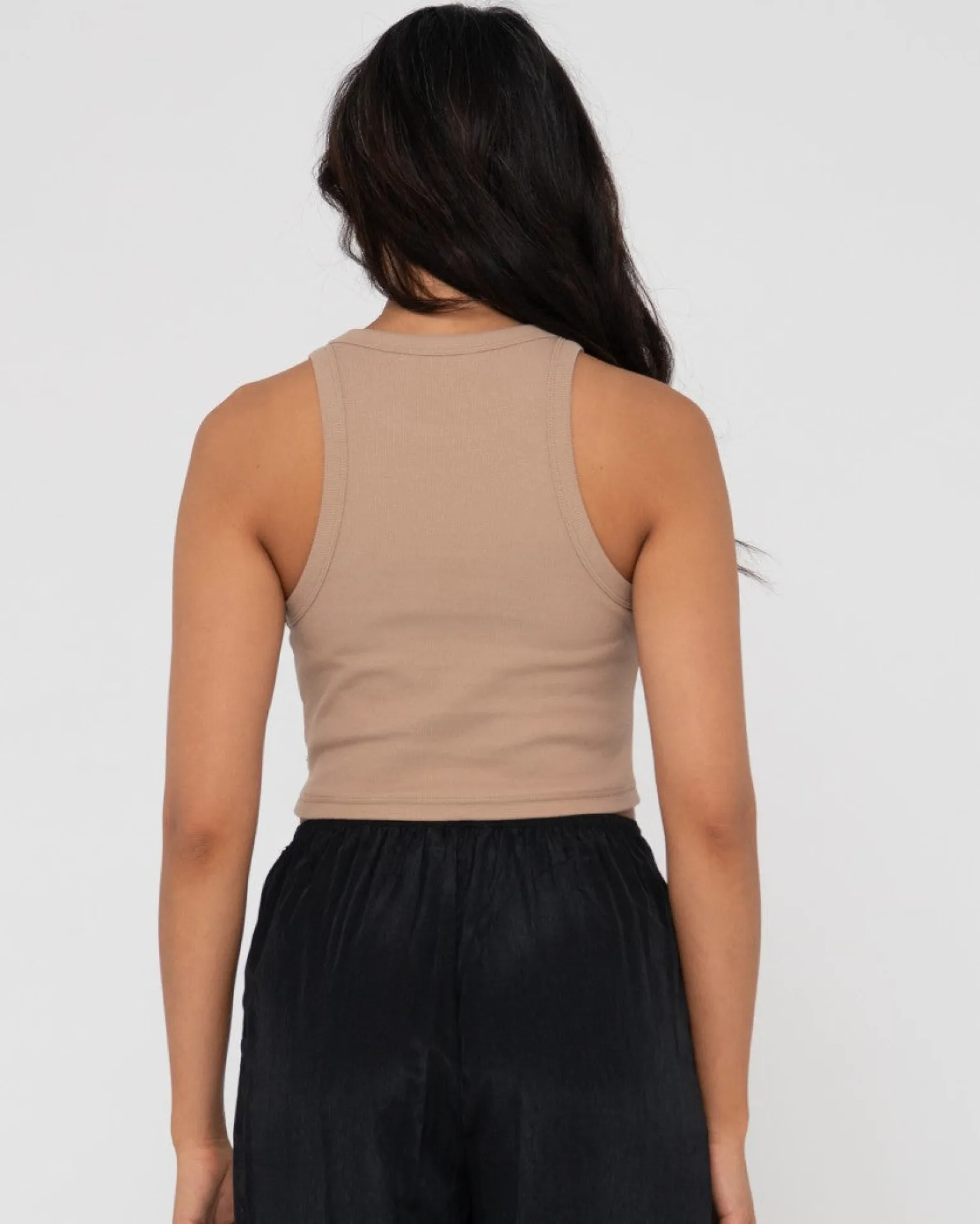 Camiseta Sin Mangas Racer En Blanco>Rusty Best Sale