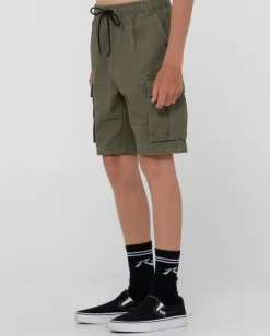 Camper Pantalon Corto Cargo Elastico Nino><noscript><img width=