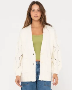 Cardigan De Punto De Ajuste Relajado Rossie>Rusty Discount