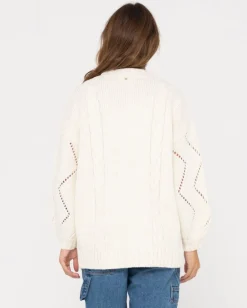 Cardigan De Punto De Ajuste Relajado Rossie>Rusty Discount