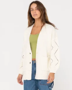 Cardigan De Punto De Ajuste Relajado Rossie><noscript><img width=