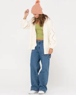 Cardigan De Punto De Ajuste Relajado Rossie><noscript><img width=
