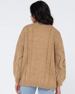 Cardigan De Punto De Ajuste Relajado Rossie><noscript><img width=