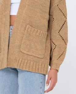 Cardigan De Punto De Ajuste Relajado Rossie><noscript><img width=