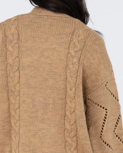 Cardigan De Punto De Ajuste Relajado Rossie><noscript><img width=