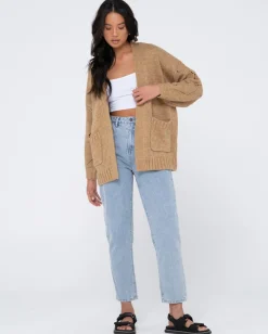 Cardigan De Punto De Ajuste Relajado Rossie><noscript><img width=
