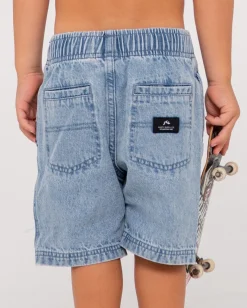 Carpeta Manila Short Corto Elastico Denim><noscript><img width=