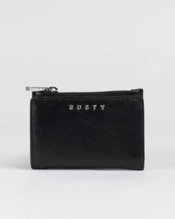 Cartera Compacta De Piel Grace Con Solapa>Rusty Shop