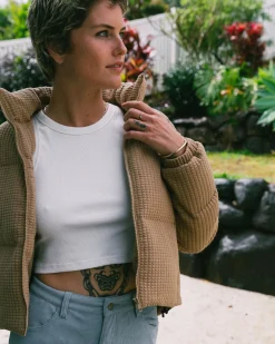 Chaqueta Acolchada Con Textura Soleil><noscript><img width=