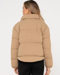 Chaqueta Acolchada Con Textura Soleil><noscript><img width=
