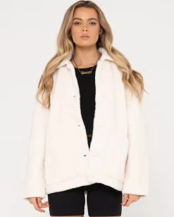 Chaqueta Con Botones Color Avellana>Rusty New