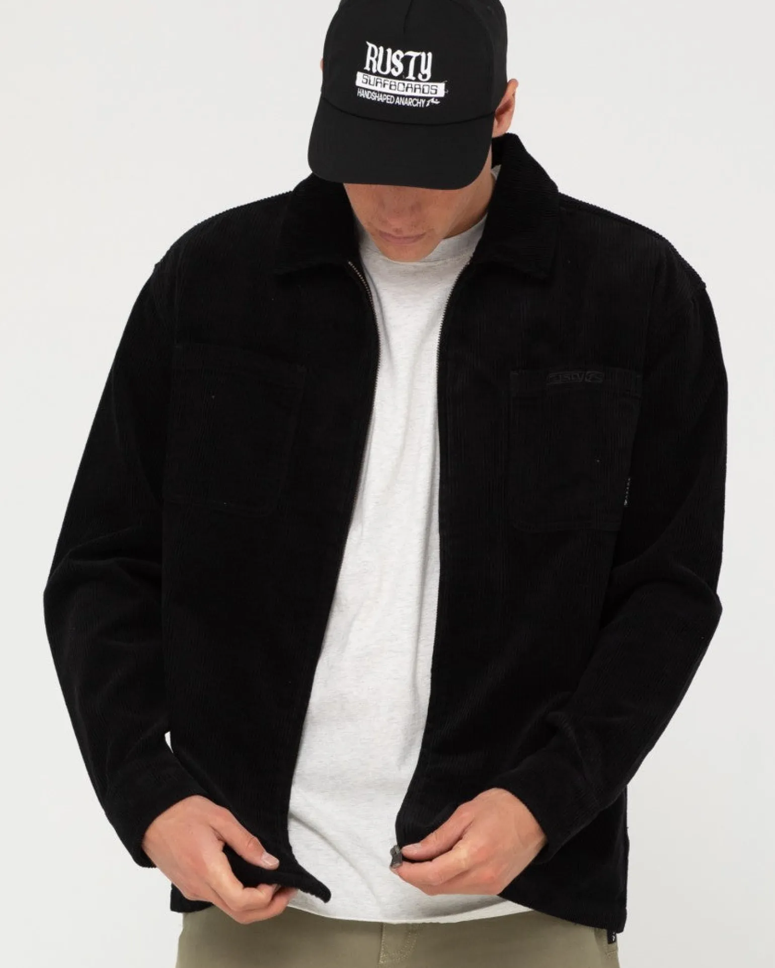 Chaqueta Con Cremallera De Pana V8 Coup>Rusty Best