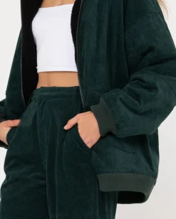 Chaqueta De Pana Reversible Con Cremallera De Gables><noscript><img width=