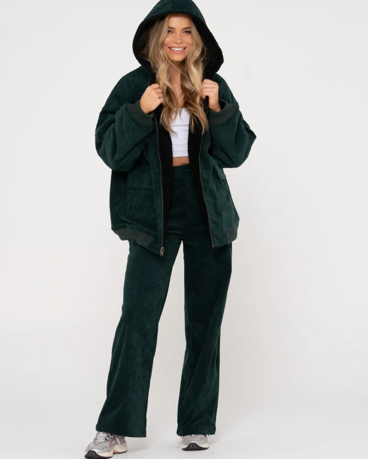 Chaqueta De Pana Reversible Con Cremallera De Gables>Rusty Store