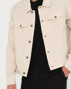 Chaqueta Estilo Camionero De Ramio><noscript><img width=