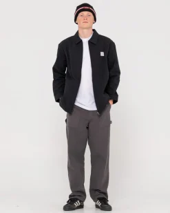 Chaqueta Holgada Con Cremallera Greaser><noscript><img width=