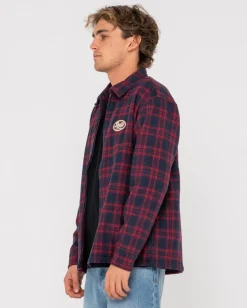 Chaqueta Tejida A Cuadros Con Cremallera Woodchuck><noscript><img width=