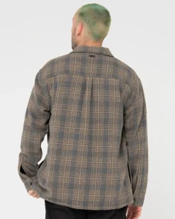 Chaqueta Tejida A Cuadros Con Cremallera Woodchuck>Rusty Clearance