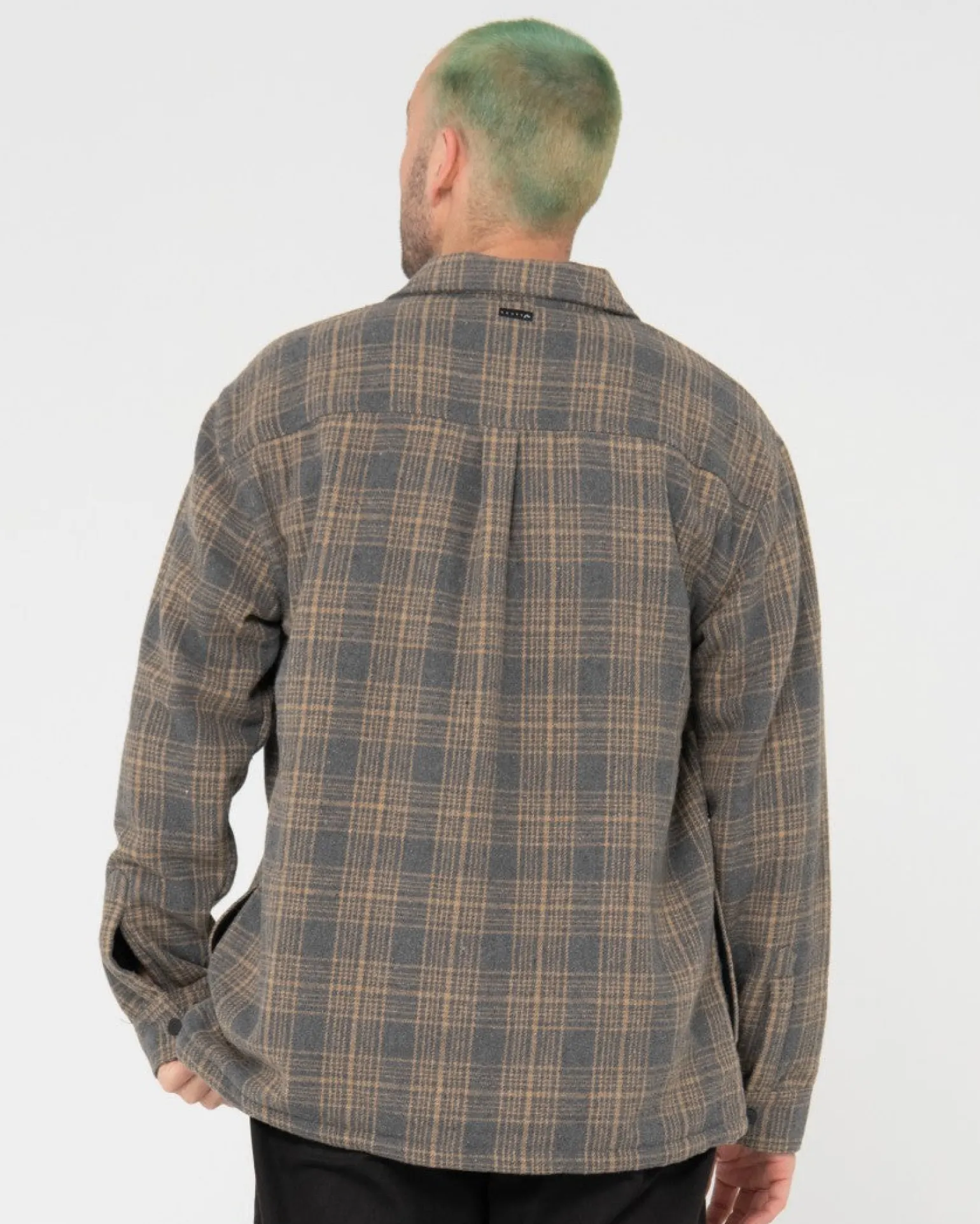 Chaqueta Tejida A Cuadros Con Cremallera Woodchuck>Rusty Clearance