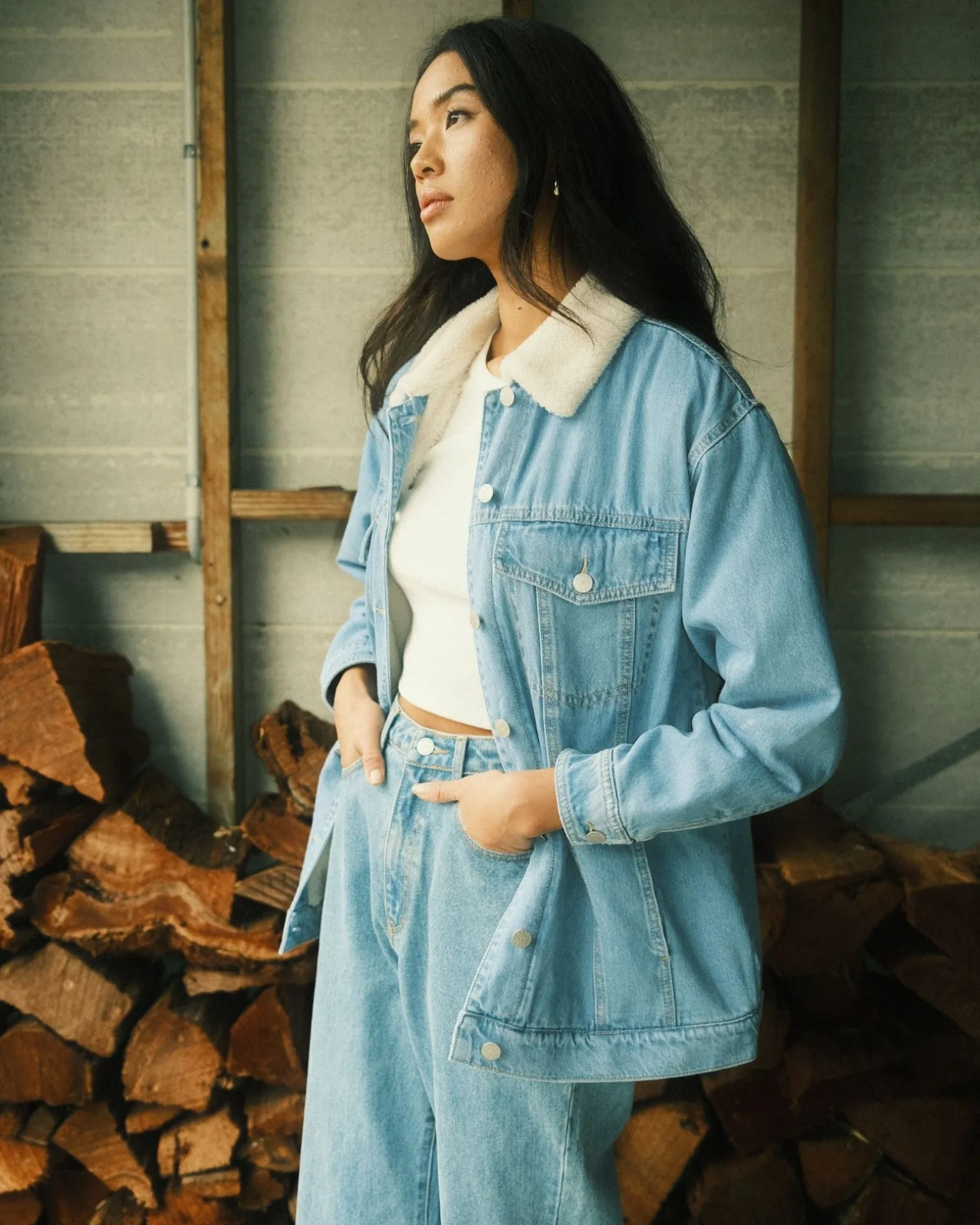 Chaqueta Vaquera Estilo Camionero>Rusty New
