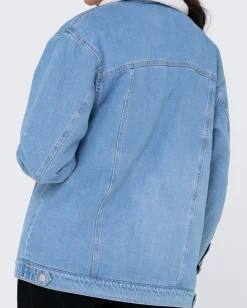 Chaqueta Vaquera Estilo Camionero><noscript><img width=