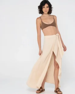 Falda Larga Cruzada De Banks><noscript><img width=