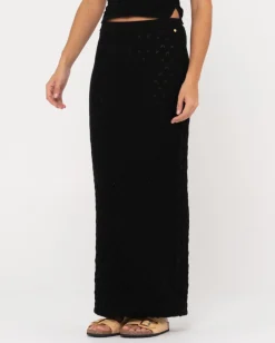 Falda Larga De Punto Con Croche Leo><noscript><img width=