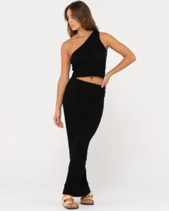 Falda Larga De Punto Con Croche Leo><noscript><img width=