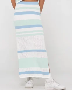 Falda Larga De Punto De Talle Alto Sandbar><noscript><img width=