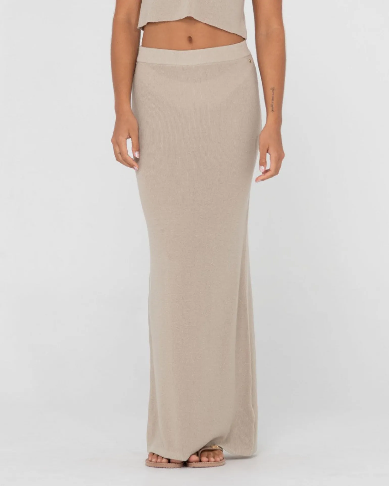 Falda Larga De Punto Ophelia>Rusty Hot
