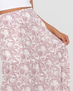 Falda Larga Floral De Talle Alto Faye><noscript><img width=