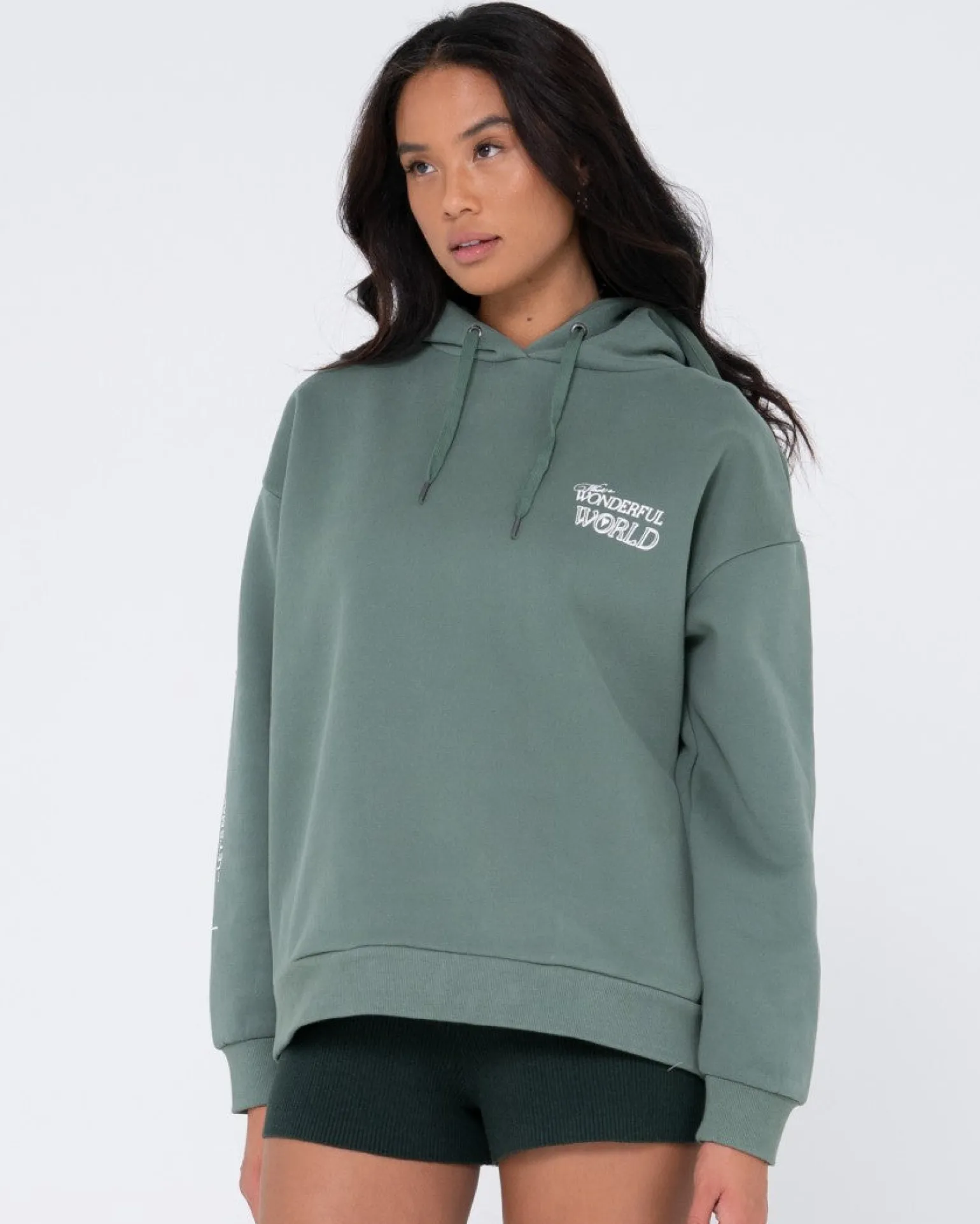 Forro Polar Con Capucha Extragrande De Wonderful World>Rusty Fashion