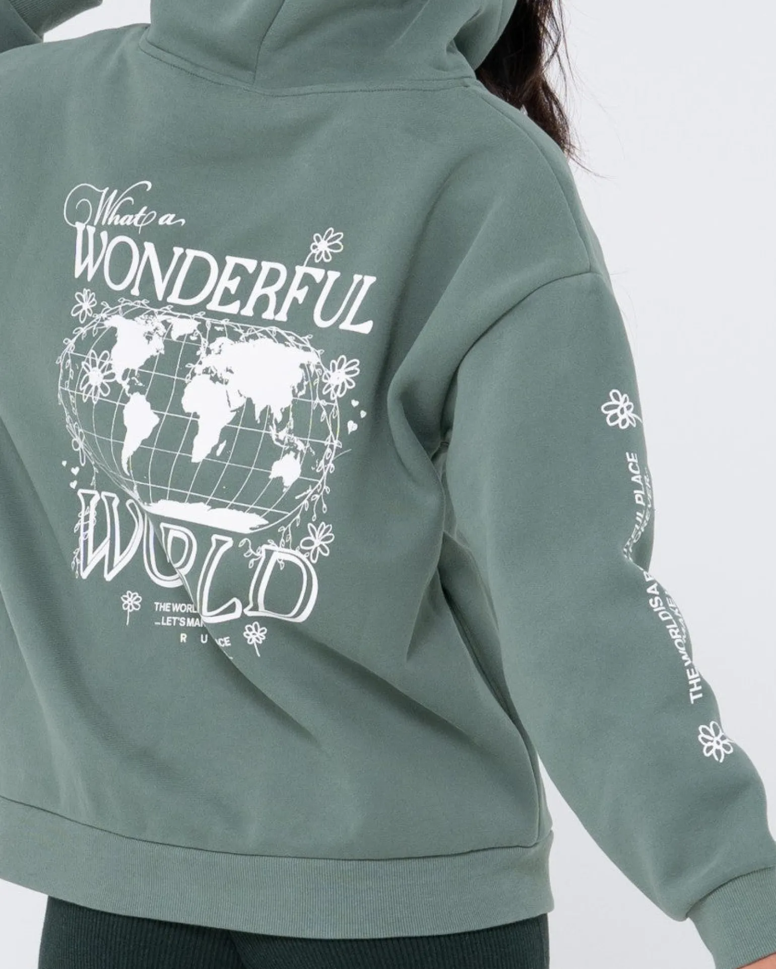 Forro Polar Con Capucha Extragrande De Wonderful World>Rusty Fashion