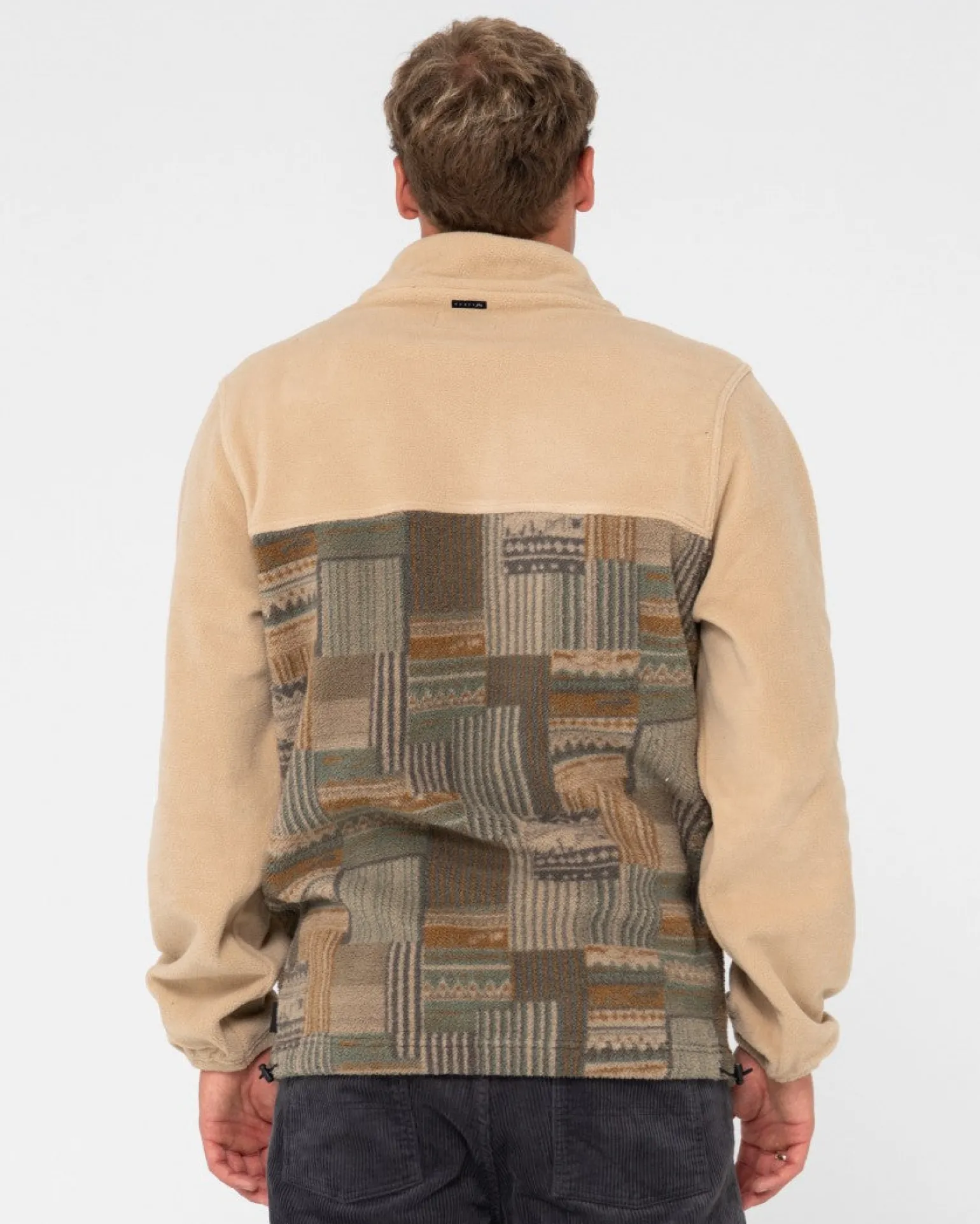 Forro Polar Con Cremallera Completa Y Paneles Shag>Rusty Shop