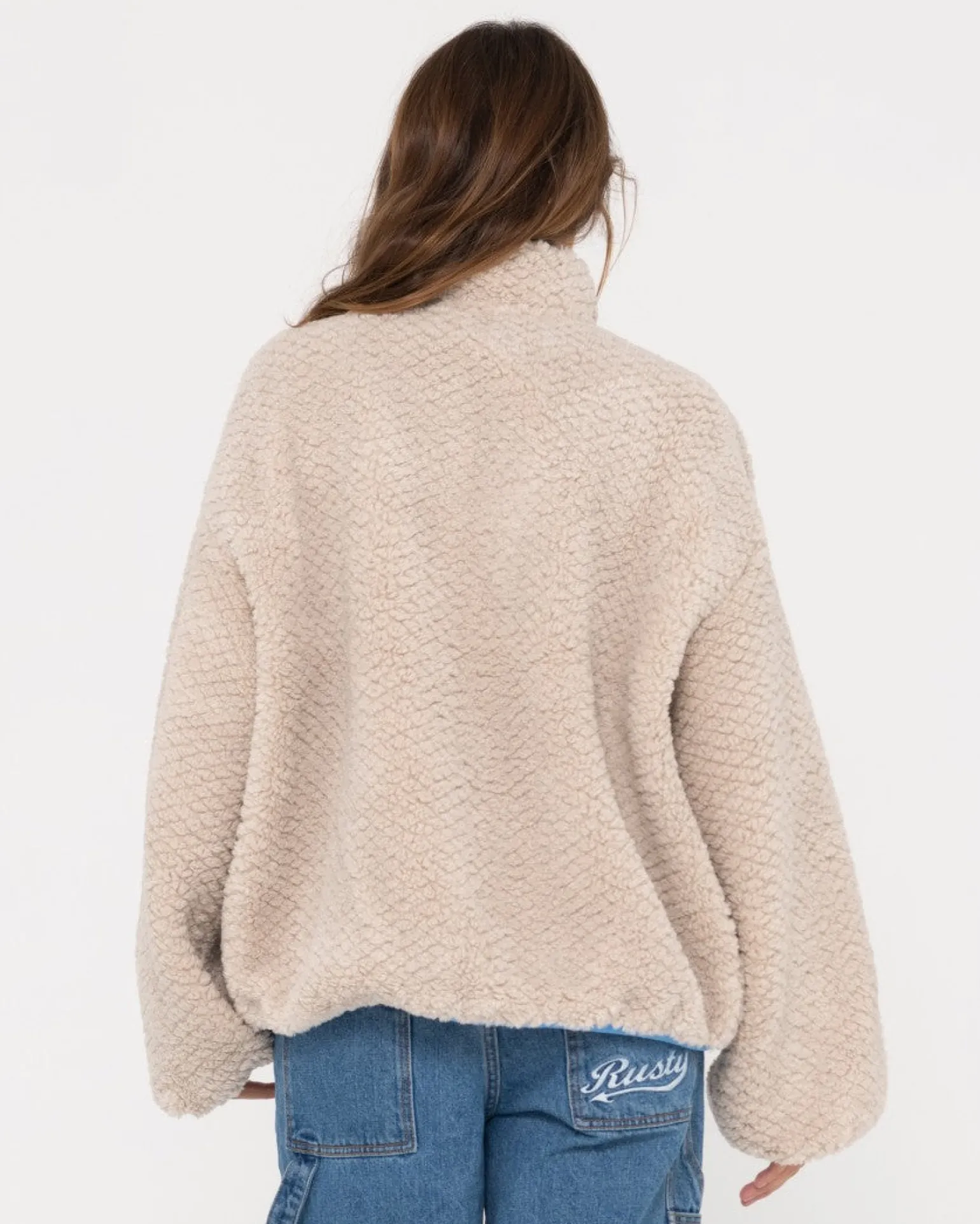 Forro Polar Con Cremallera Ollie Sherpa>Rusty Outlet