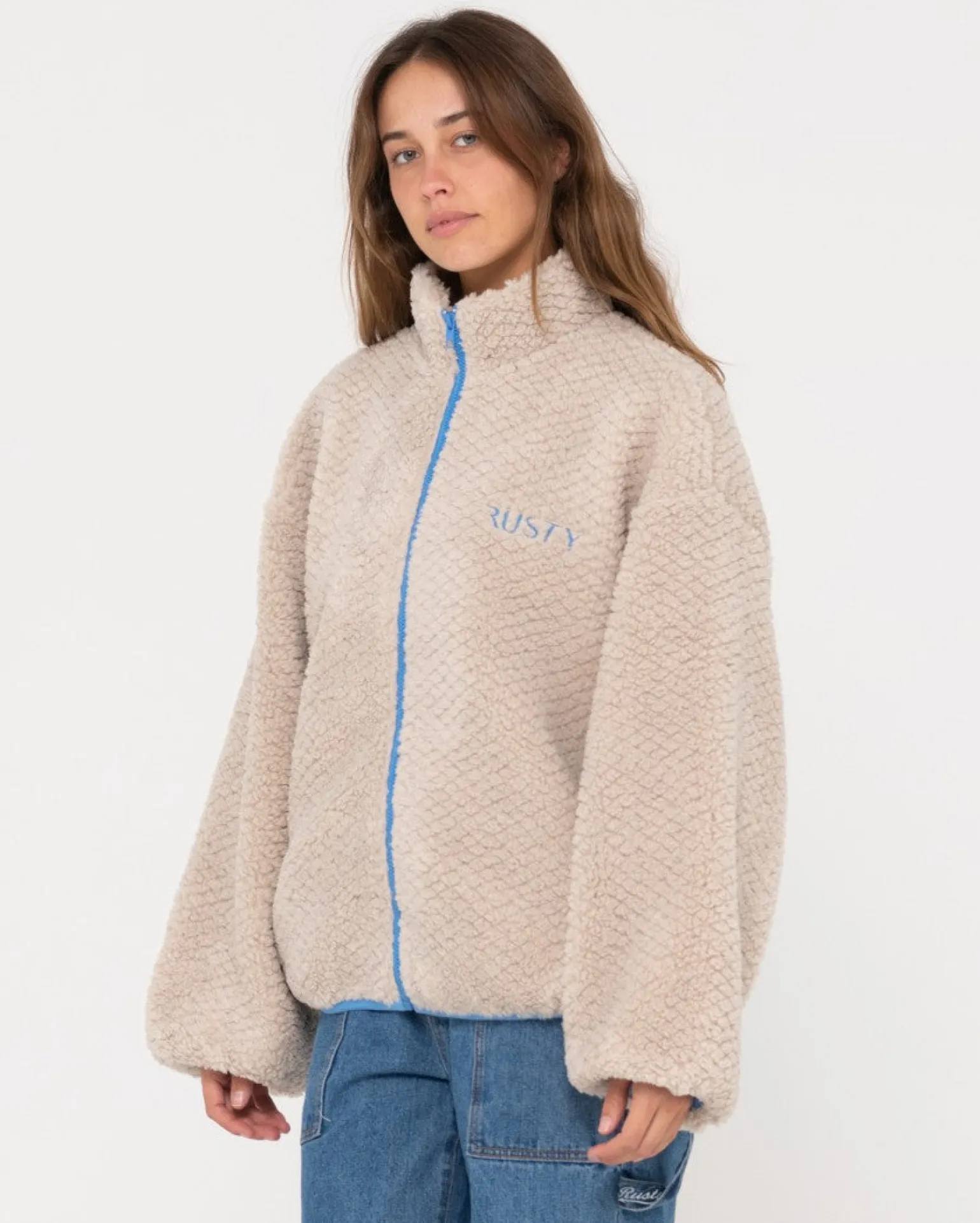Forro Polar Con Cremallera Ollie Sherpa>Rusty Outlet