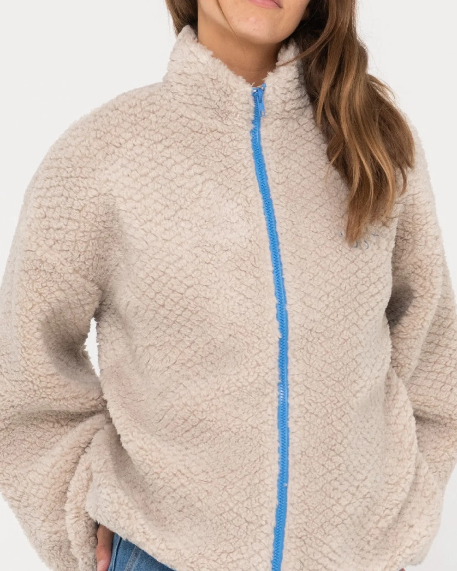 Forro Polar Con Cremallera Ollie Sherpa>Rusty Outlet
