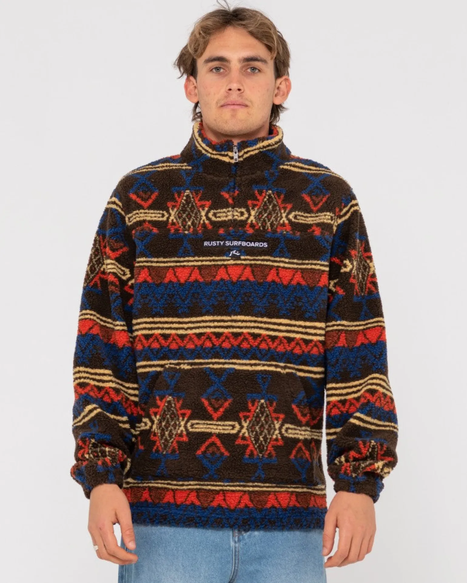 Forro Polar Con Cremallera 1/4 Teka>Rusty Store