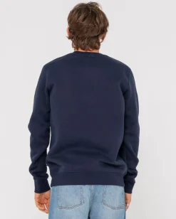 Forro Polar One Hit Shadow Crew>Rusty Shop